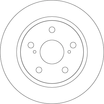 Disco de freno trasero Toyota Auris E15