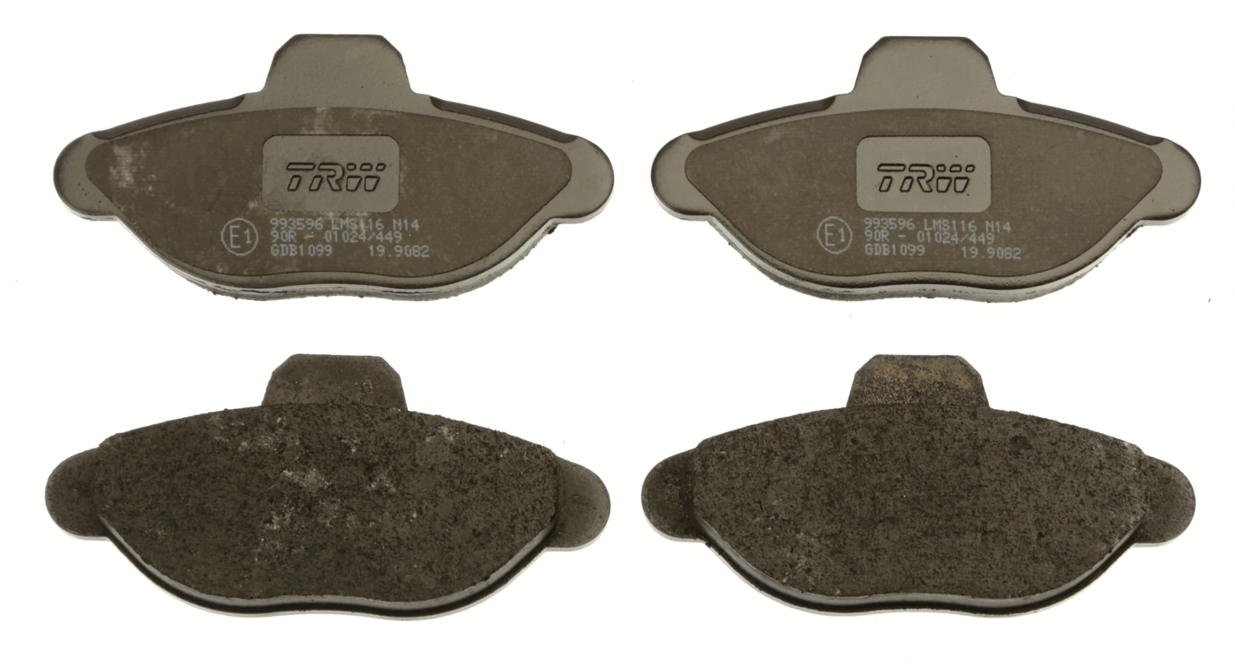 GDB1099 TRW Pastillas delanteras