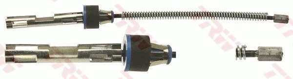 Cable de freno de mano trasero derecho/izquierdo para Mazda 2 II DE
