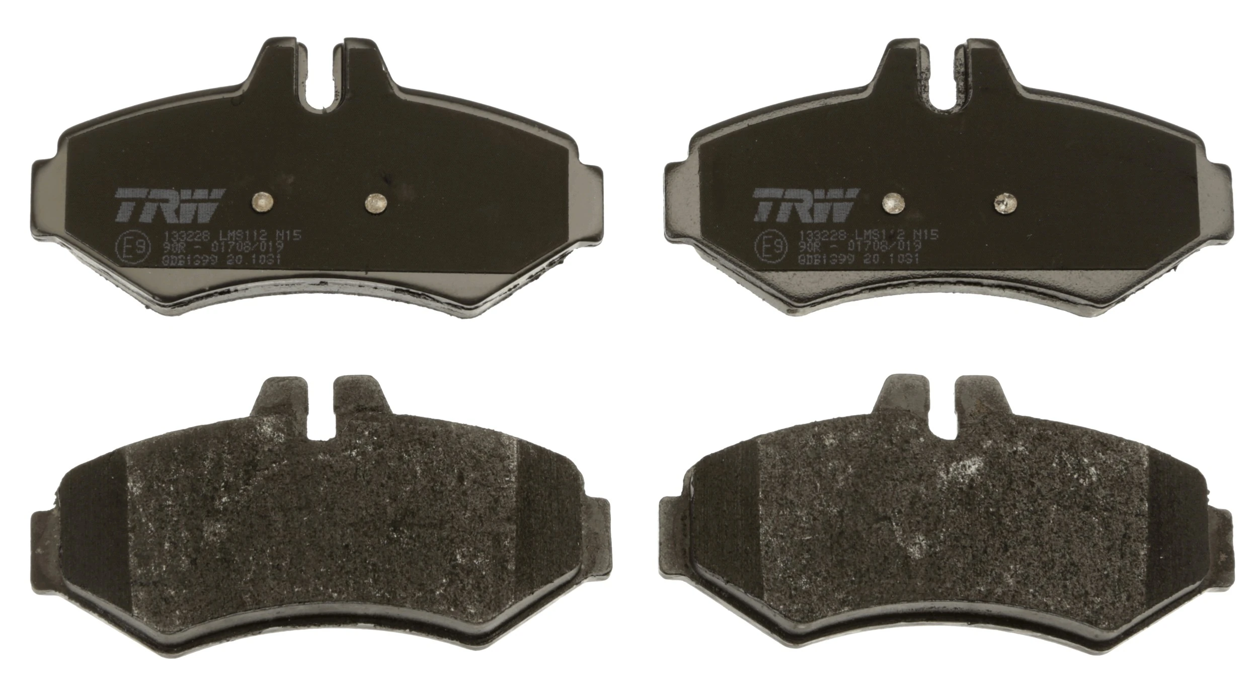 GDB1399 TRW Pastillas freno traseras