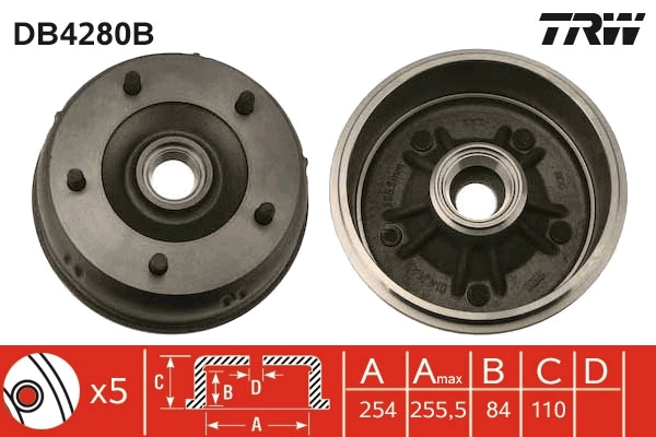 Tambor de freno trasero Renault Master I furgoneta (T) (1980 - 1998) precio, desde 54,27 EUR