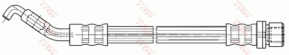 PHD535 TRW Manguera de freno trasera