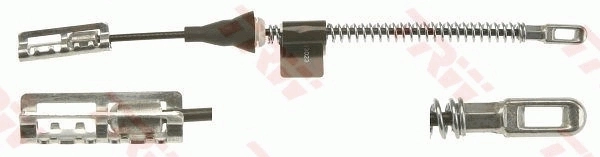 Cable de freno de mano trasero derecho/izquierdo 93170228 General Motors