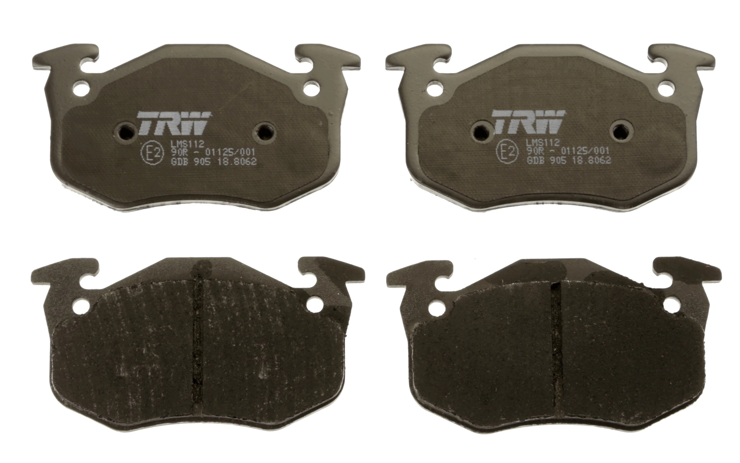 GDB905 TRW Pastillas freno traseras