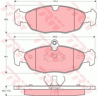 Pastillas freno delanteras Opel Combo A furgoneta (1994 - 2001) precio, desde 29,03 USD
