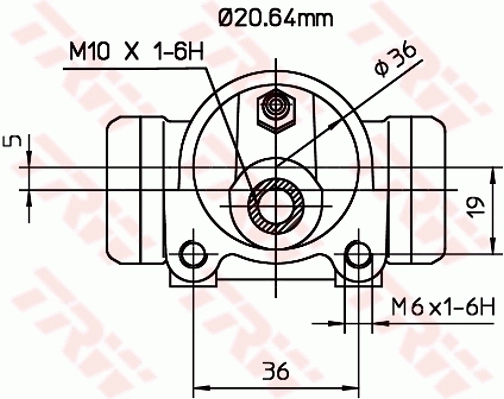 Cilindro de freno de rueda trasera Alfa Romeo 146 hatchback (930) (1994 - 2001) precio, desde 13,75 EUR