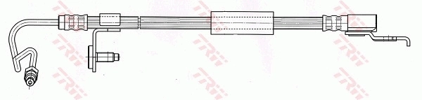 PHD362 TRW Manguera de freno trasero izquierdo