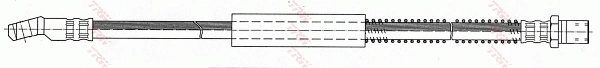 21210350606110 Lada Tubo de frenos delantero