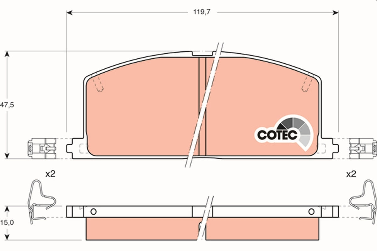 Pastillas de freno delanteras Toyota Celica T16