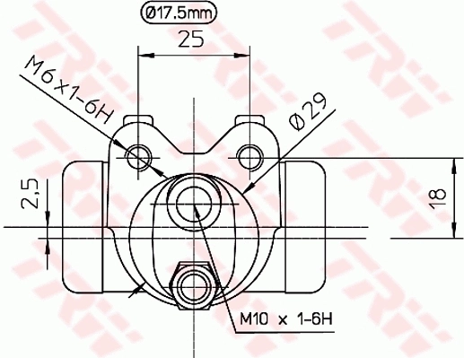 Cilindro de freno de rueda trasera Case C189 precio, desde 12,99 EUR