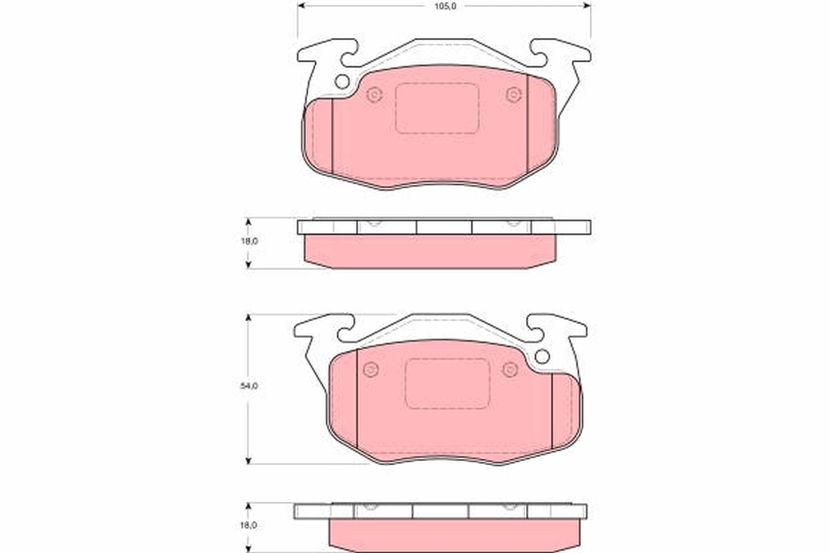 Pastillas de freno P68009 Brembo