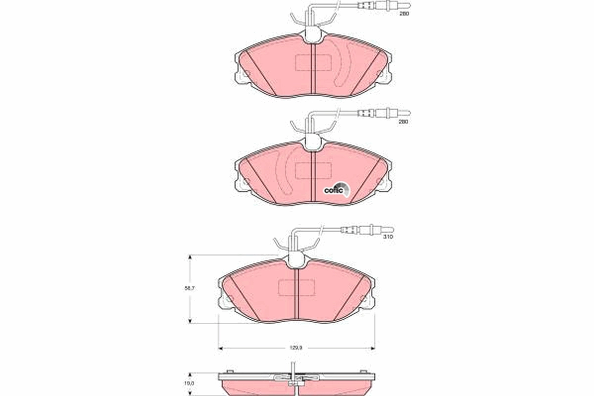 Pastillas de freno delanteras Brembo DP61017