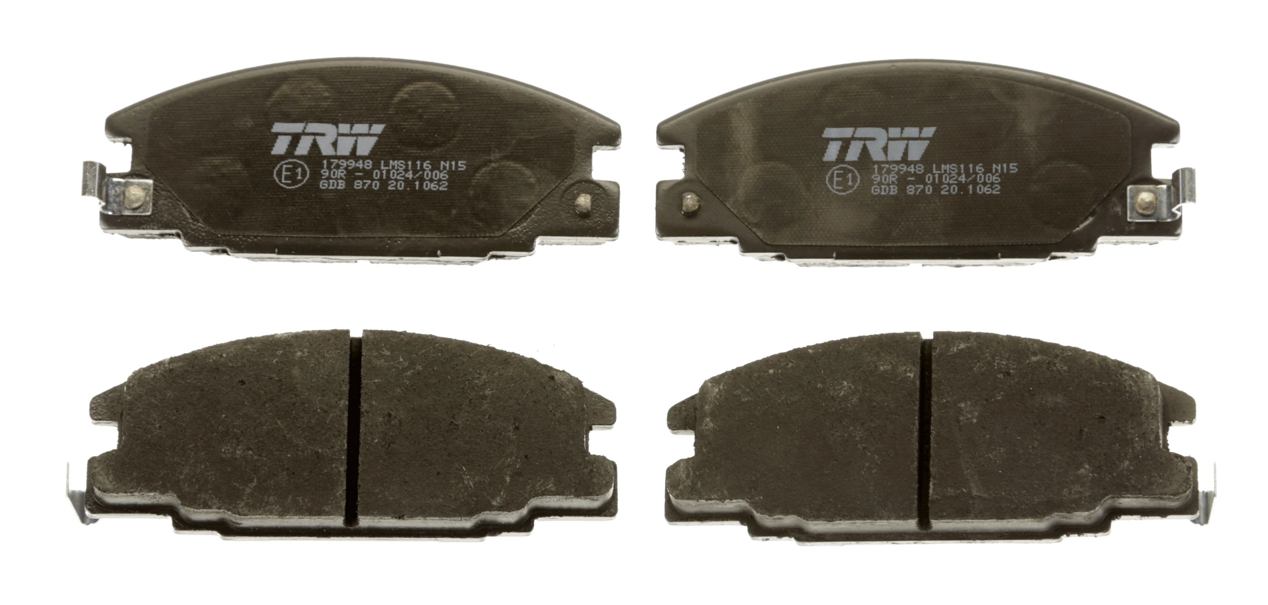 GDB870 TRW Pastillas delanteras