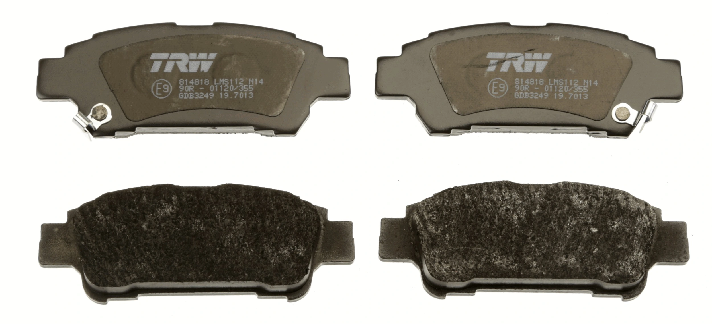 GDB3249 TRW Pastillas freno traseras