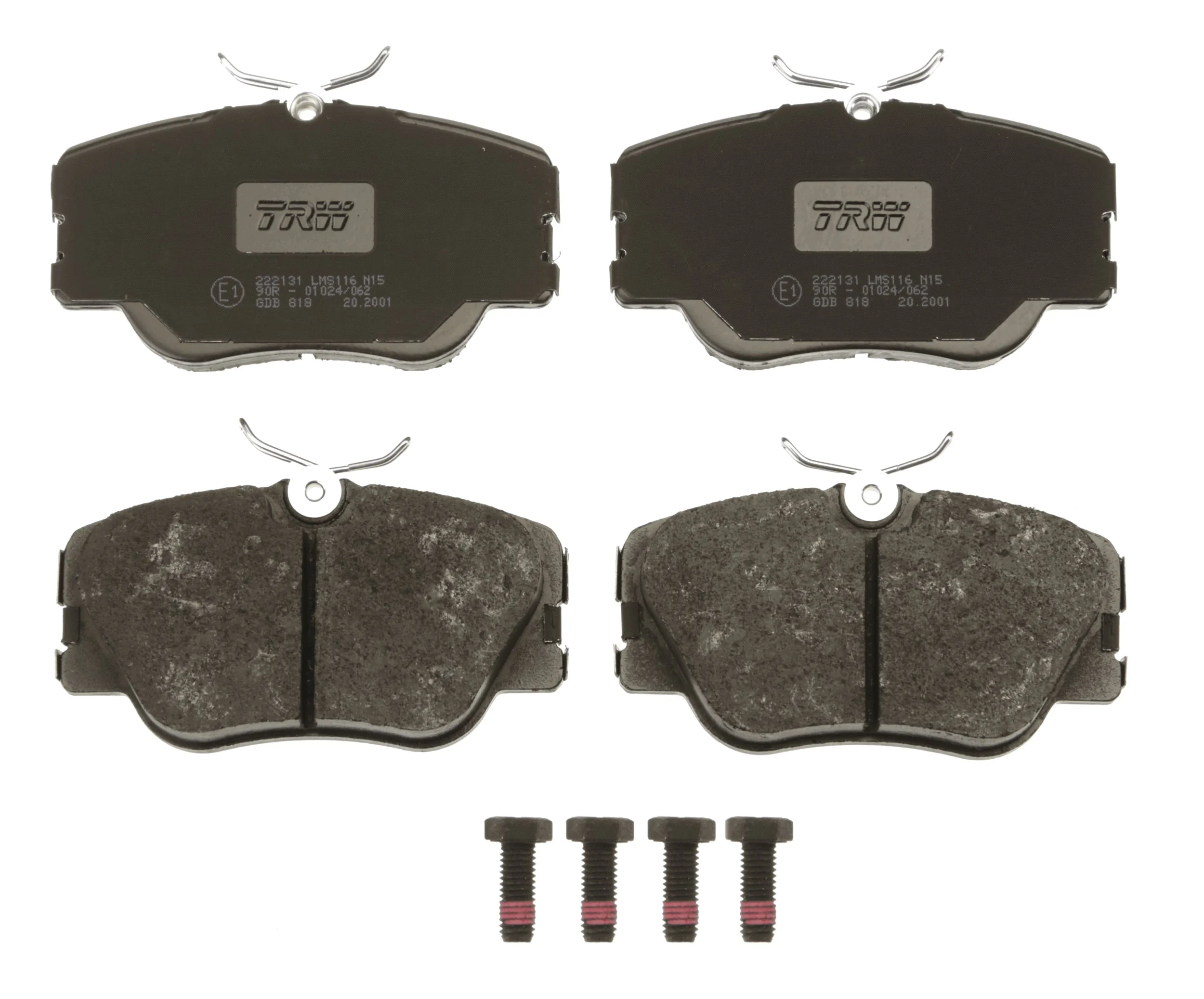 GDB818 TRW Pastillas delanteras