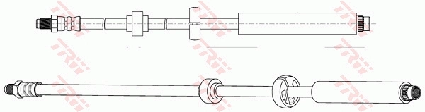 Tubo flexible de frenos delantero Citroen C3 AIRCROSS II