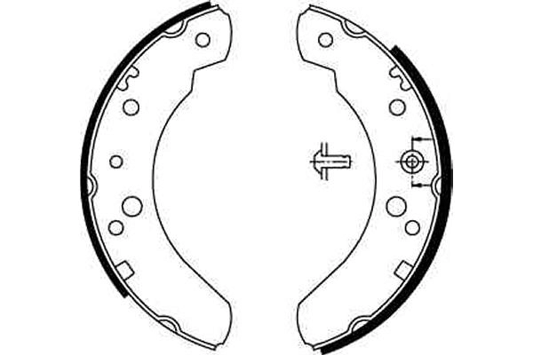Zapatas de freno de tambor traseras Ford Transit III furgoneta (V) (1977 - 1986) precio, desde 27,72 EUR