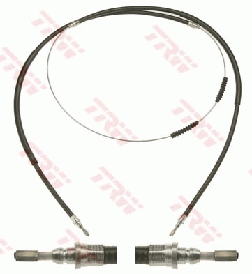 1329845080 Fiat/Alfa/Lancia Cable de freno de mano trasero derecho/izquierdo
