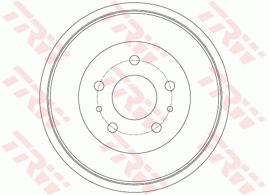 Tambor de freno trasero para Ford Focus III CB8