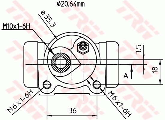 Comprar C398 Case Cilindro de freno de rueda trasera