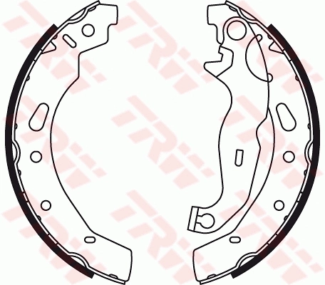 Zapatas de freno para Mazda 2 III DL, DJ