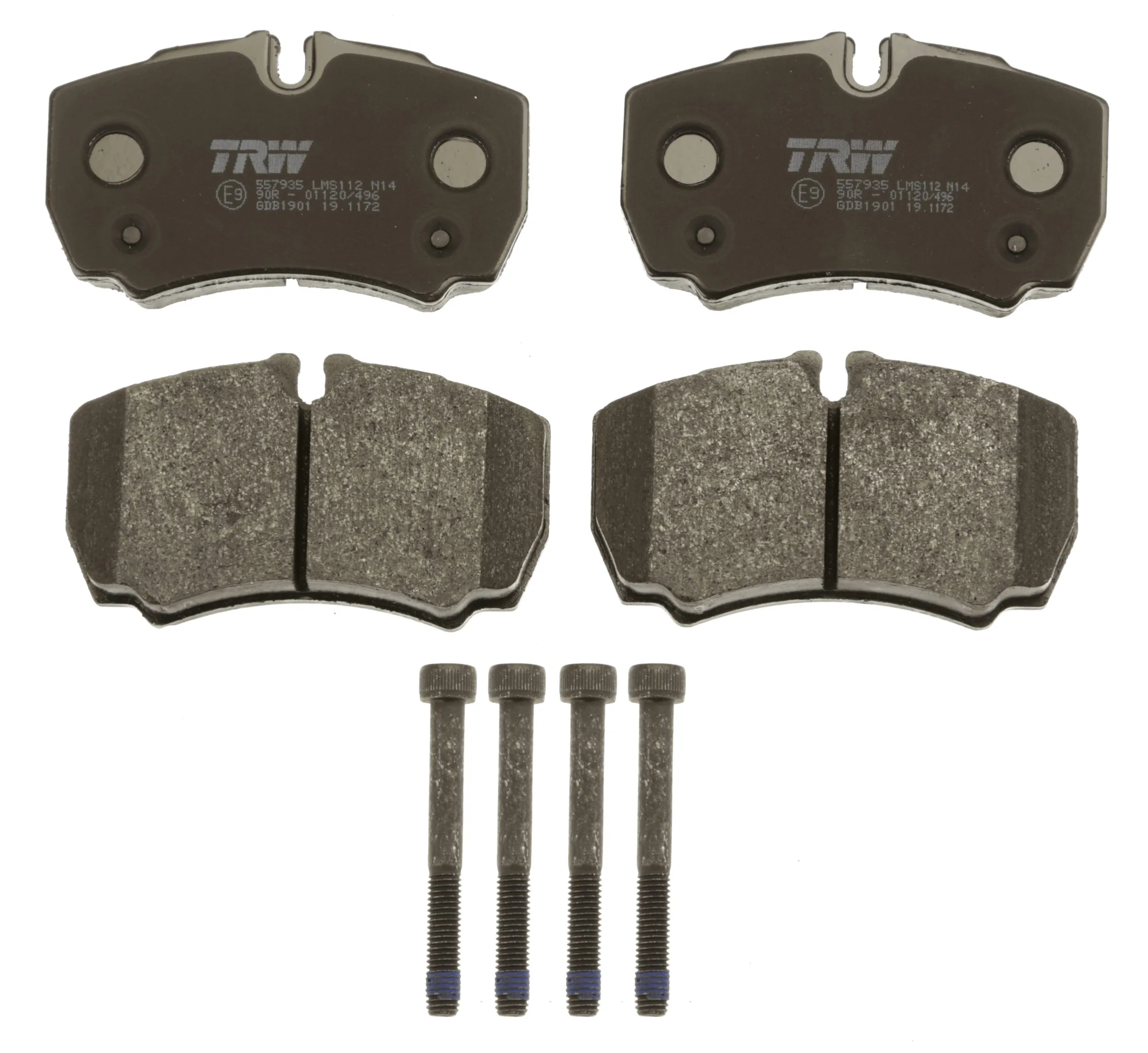 GDB1901 TRW Pastillas freno traseras
