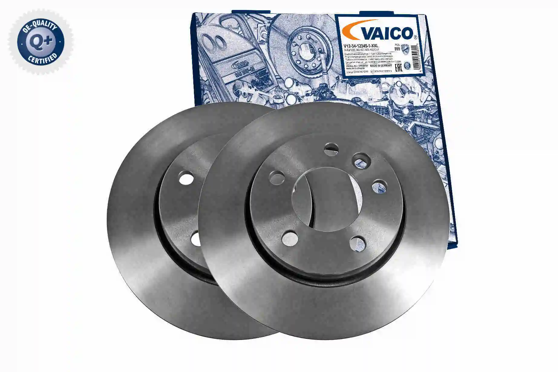 V1080082 VEMO/Vaico Freno de disco trasero