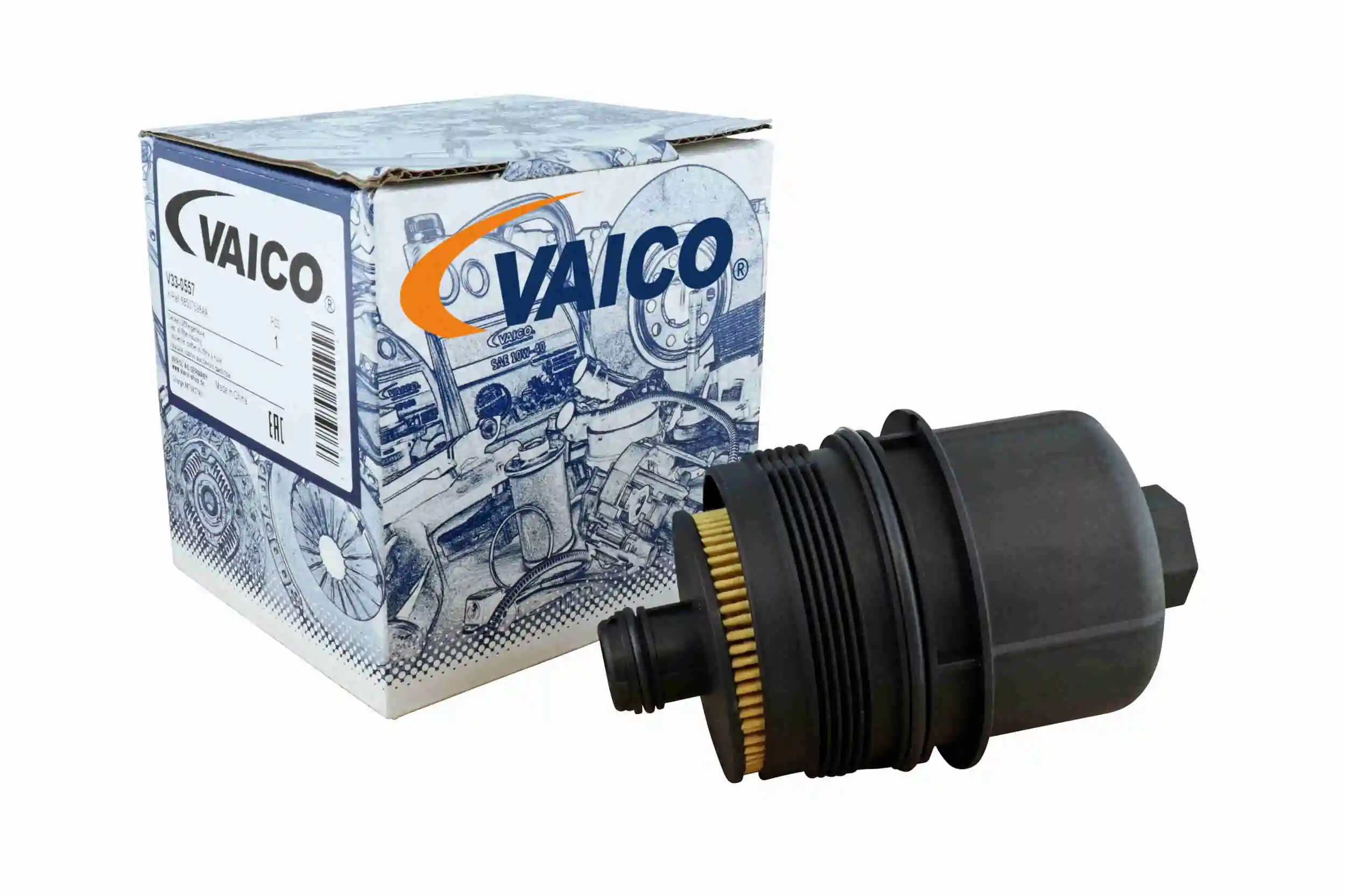 V330557 VEMO/Vaico Tapa del filtro de aceite