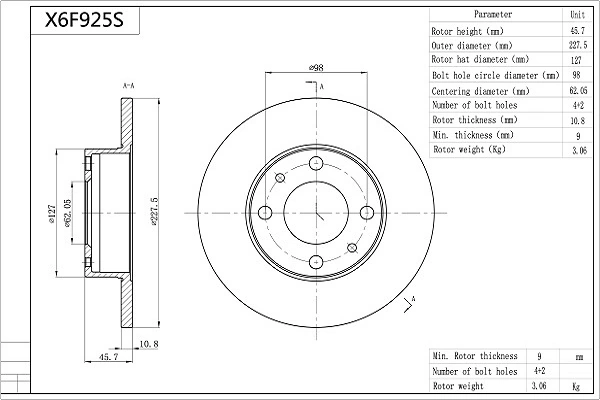 X6F925S Aisin