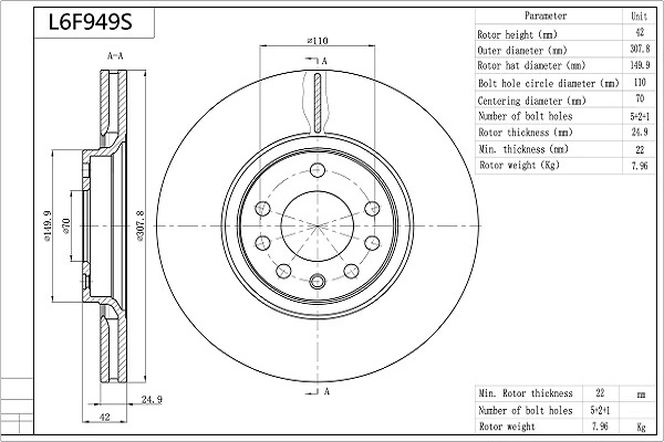 L6F949S Aisin