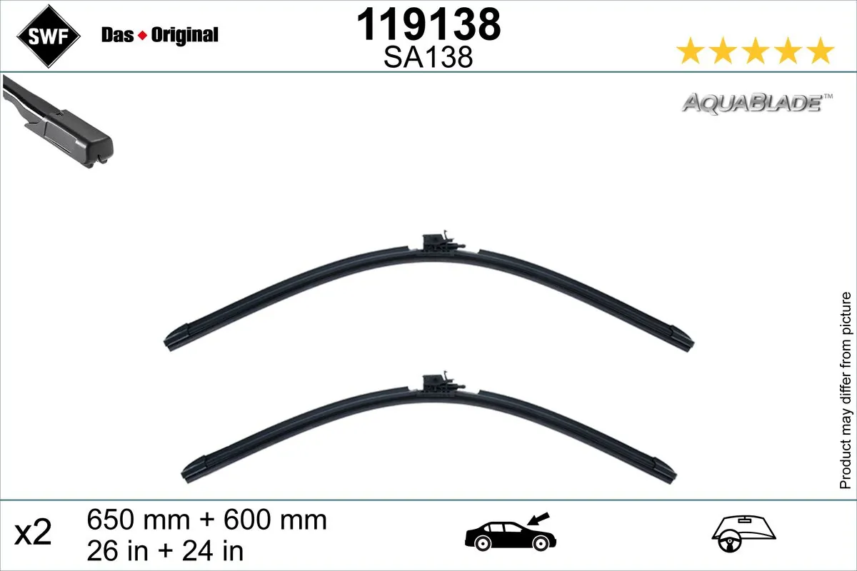 Limpiaparabrisas delantera conductor Mercedes Sprinter (907, 910)