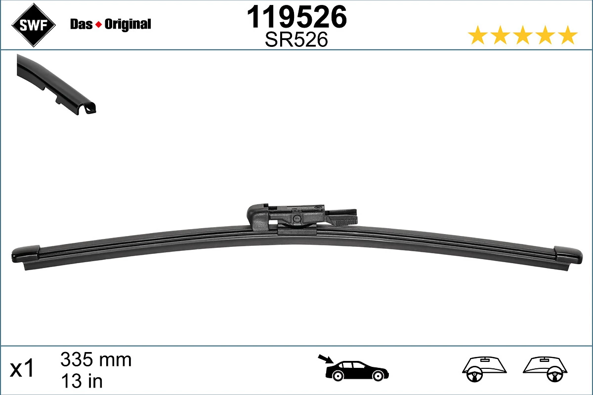 Limpiaparabrisas posterior Land Rover Discovery V