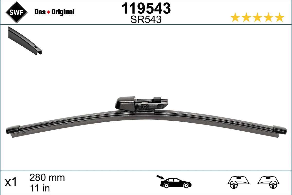 Comprar Limpiaparabrisas traseros Skoda Fabia IV PJ3