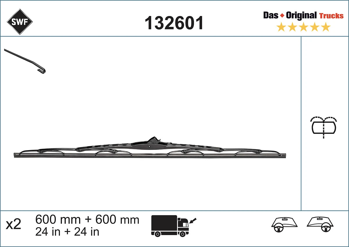 Escobilla del limpiaparabrisas del lado del conductor Lexus LS 600H/600HL sedán (UVF4) (2007 - 2026) precio, desde 21,13 EUR