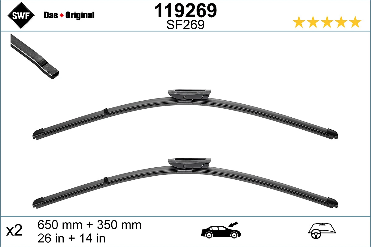 Precio del repuesto Escobillas de limpiaparabrisas delanteras Clio IV hatchback