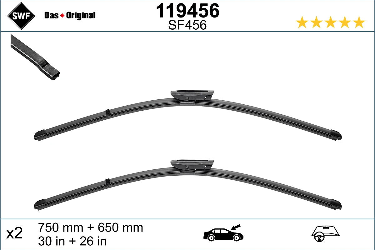 Comprar Juego de escobillas de luna delantera, 2 piezas Scenic III JZ0, JZ1