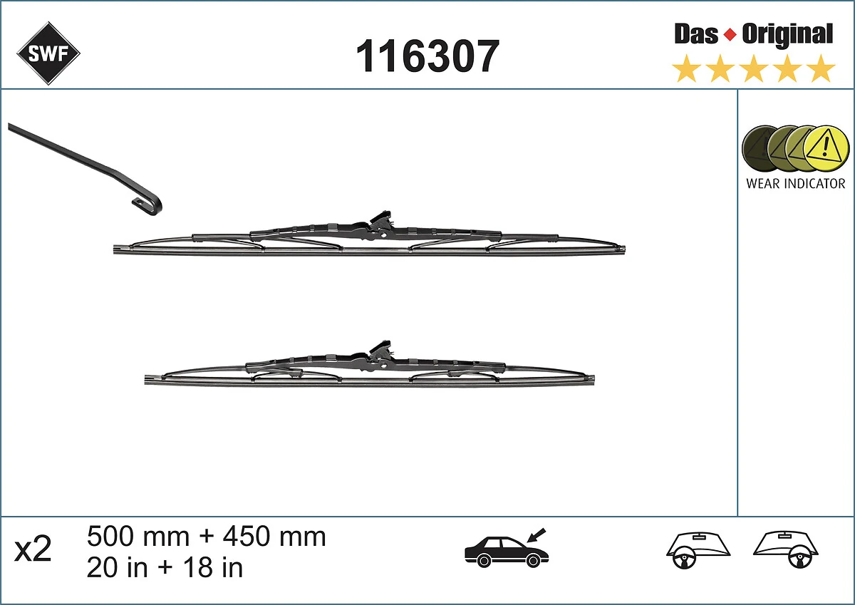 Comprar Limpiaparabrisas delanteras Mitsubishi Lancer IV C6A, C7A