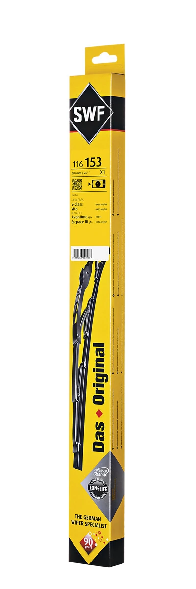 Escobilla del limpiaparabrisas del lado del conductor SWF 116153 precio, desde 8,68 EUR