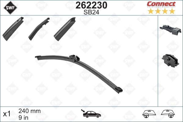 Escobilla del limpiaparabrisas trasero Ford Ka hatchback (UK, FK) (2016 - 2026) precio, desde 8,00 EUR
