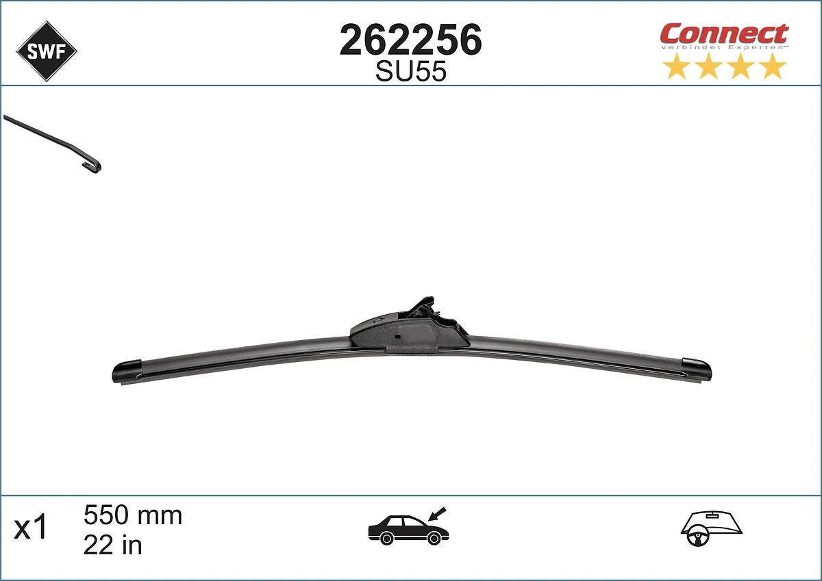  Escobilla del limpiaparabrisas del lado del conductor Hyundai Matrix 