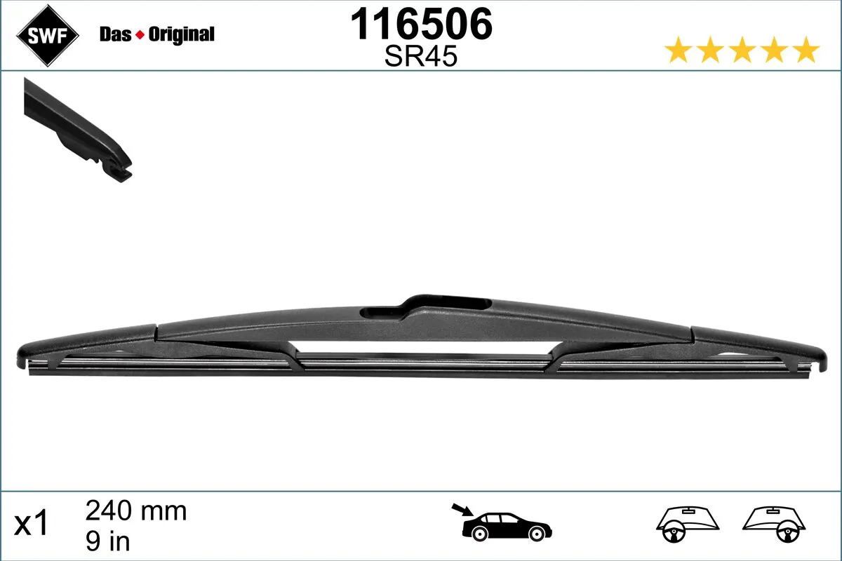Limpiaparabrisas posterior C4 SUV (2014-2026) original desde 10,92 €