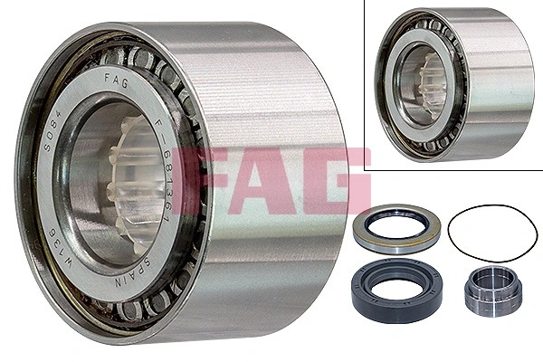 Rodamiento de rueda trasera para Mitsubishi Pajero II V2W, V4W