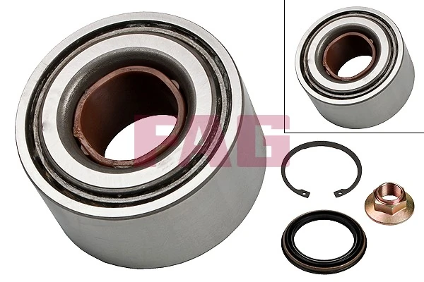 Cojinete de rueda delantero 26549 GKN-Spidan