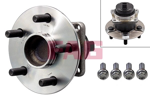 Cubo de rueda trasero Toyota Prius NHW20