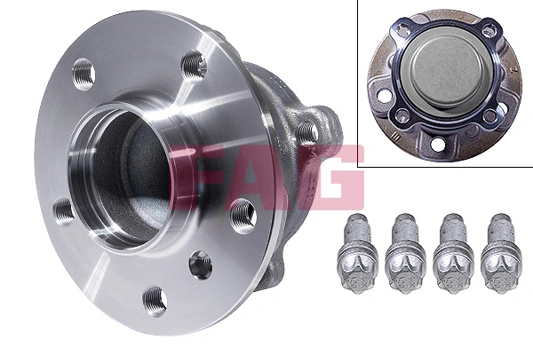 Cubo de rueda trasero V204701 VEMO/Vaico