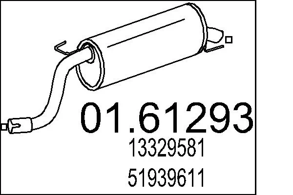 Comprar Silenciador trasero Opel Astra 69 a bajo precio