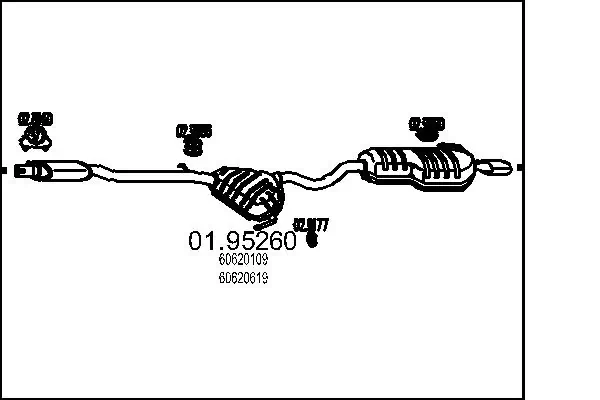 Silencioso trasero Alfa Romeo 146  (1994-2001)