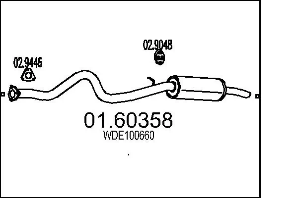 Silencioso trasero Land Rover Discovery II (1998-2004)