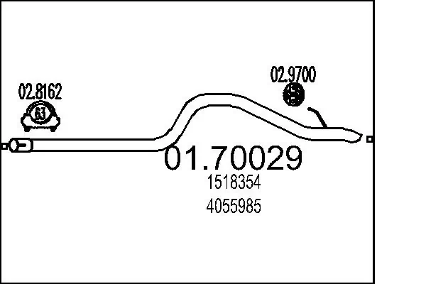 Comprar Silenciador trasero Ford Transit  V184/5 a bajo precio