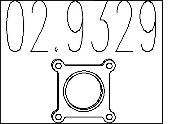 Junta de tubo de escape silenciador para Skoda Felicia I (791, 6U1)